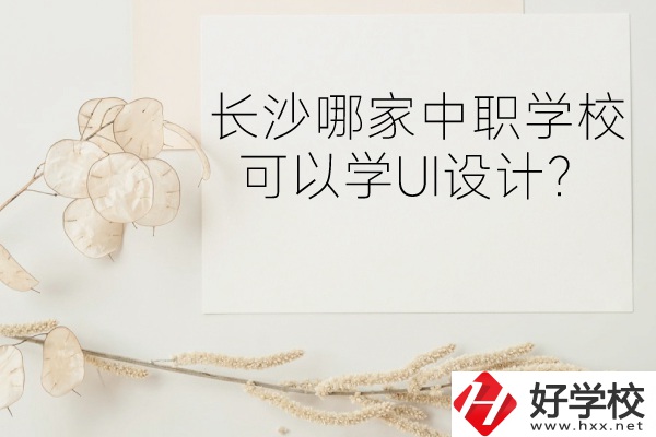 長沙哪家中職學(xué)?？梢詫W(xué)UI設(shè)計(jì)？