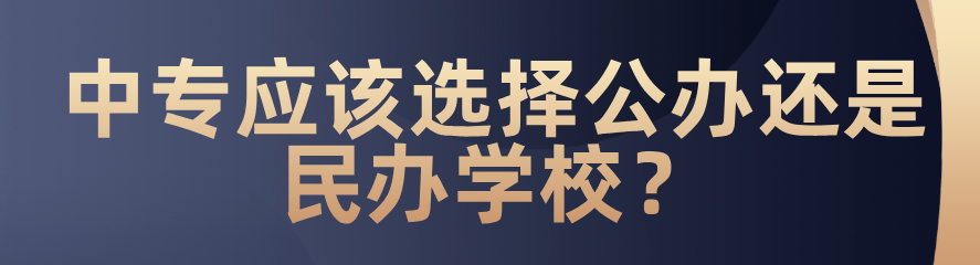 中專應(yīng)該選擇公辦還是民辦？(圖1)