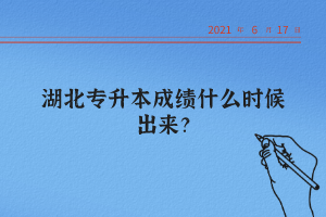 湖北統(tǒng)招專升本怎么查詢自己的成績？