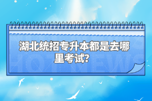 湖北統(tǒng)招專升本都是去哪里考試？