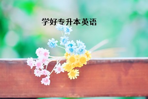 學(xué)好專升本英語(yǔ)