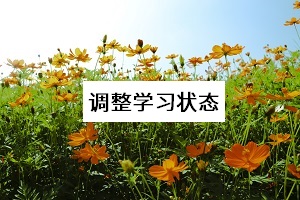 調(diào)整學(xué)習(xí)狀態(tài)